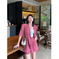 Suit shorts set fried street fashion two piece set summer