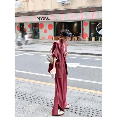 Suit shorts set fried street fashion two piece set summer